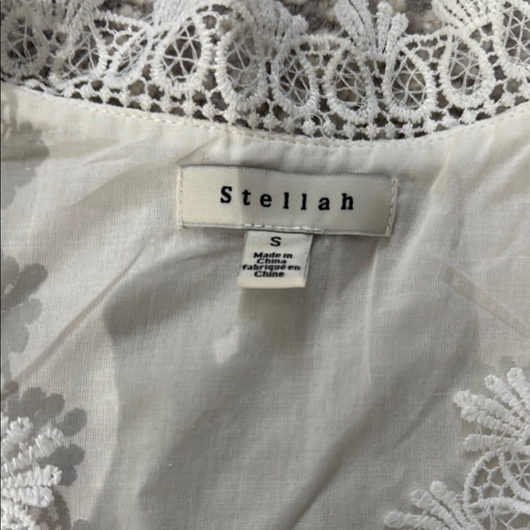 Stellah White Lace Intimate Top - Picture 1 of 4